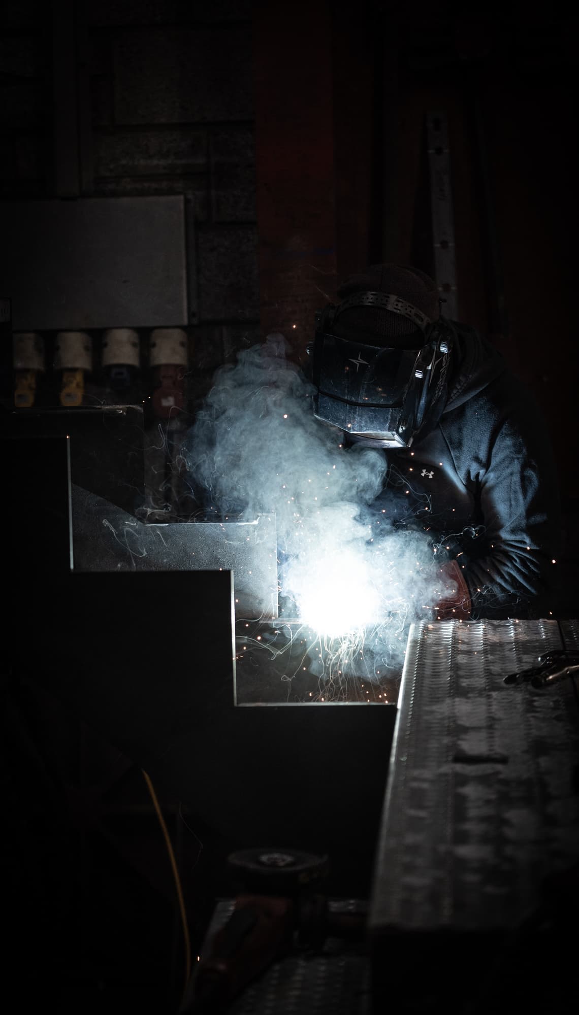 Stair stringer fabrication